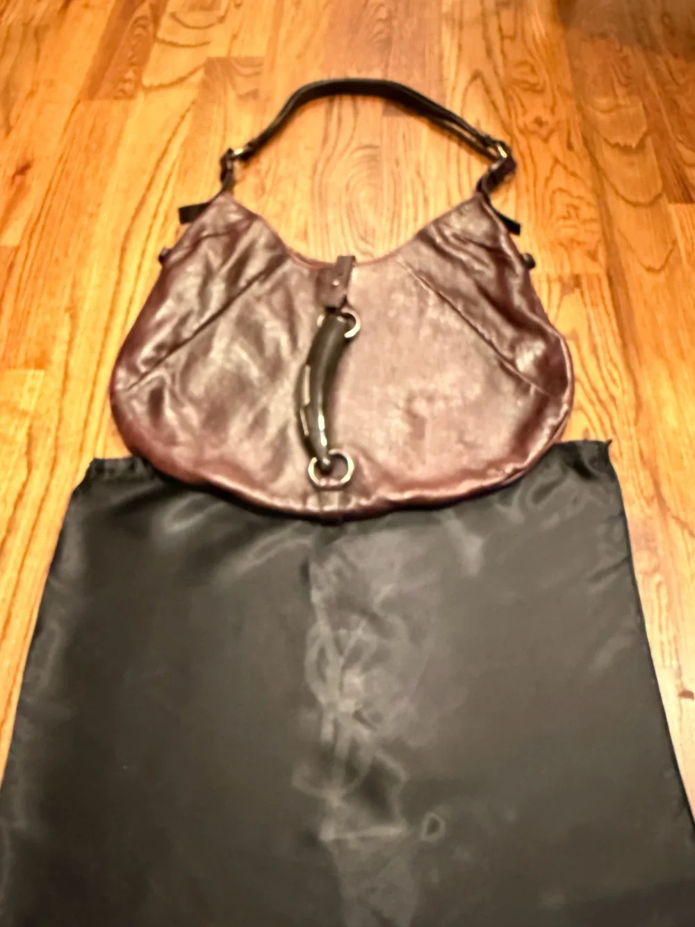 YSL Yves Saint Laurent Mombasa Horn Handbag by Tom Ford (vintage 2001)
